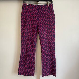 Alice + Olivia Tailored Flower Pattern Pants